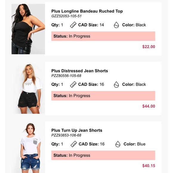 Plus longline bandeau top - Picture 2 of 2